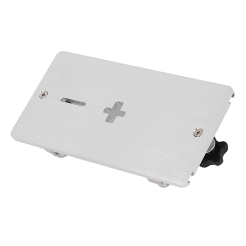 FTVOGUE Tablero Abatible para Sierra de Calar Eléctrica, Mesa Enrutadora de Aleación de Aluminio con Placa de Inserción Precisa para Carpintería, Diseño de Banco de Trabajo Estable para una
