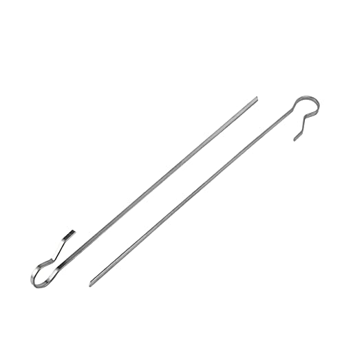 Huhebne Cozinha Churrasqueira Fryer AcessóRios 304 Gaiola Kebab Forno EléTrico Espetos de AçO Inoxid