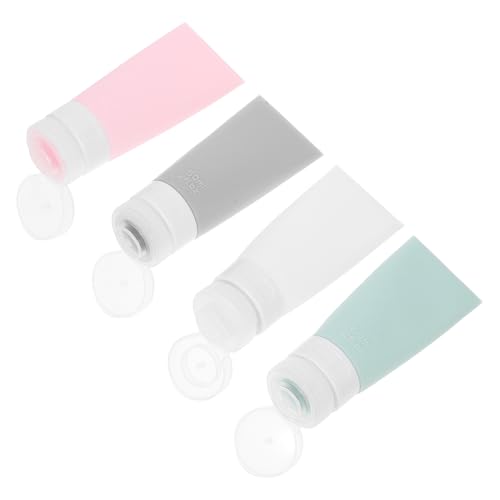 トイレタリーボトル4ボトルシャンプーボトル旅行容器旅行空ボトル小型石鹸容器充填可能な旅行容器トイレタリーのための容器