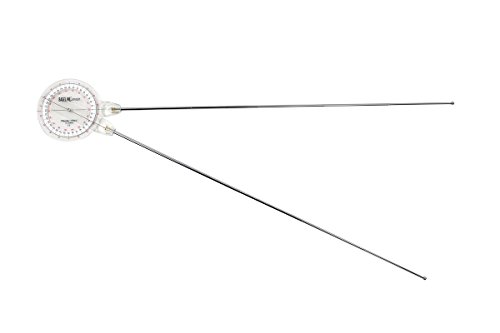 Baseline 12-1036 Extendable Goniometer, 360 Degree Range, Extendable Arms (10", 36")