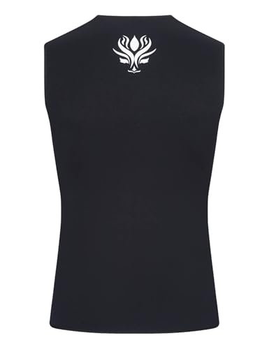 Men 3mm Neoprene Wetsuit Top Sleeveless Zipper Stretchy Shirt Diving Surfing Suit Tops for Snorkeling Scuba miniatura 4