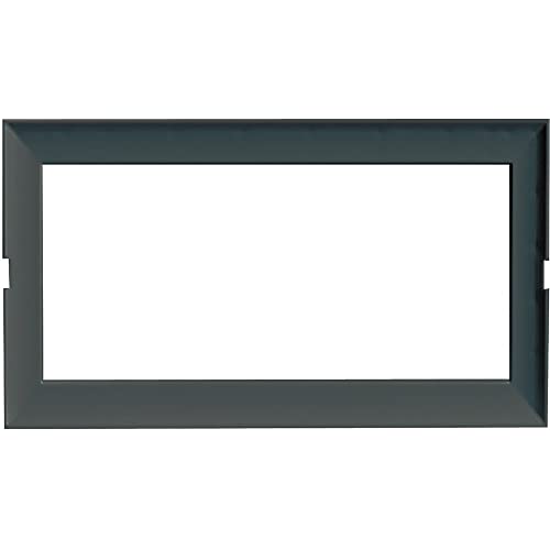 Support 4 modules Bticino avec mostrina grise pour alignement parfait