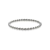 [DEVAS] プラチナリング レディース 指輪 プラチナ リング プラチナ指輪 普段使い スパイラル リング プラチナ指輪レディース(９号)