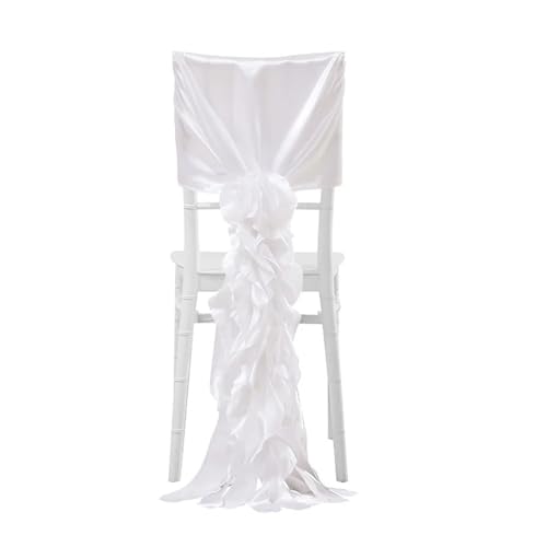 Ceintures de chaise en satin et nœuds haut de gamme pour décoration de banquet