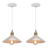 Design Distinctif : Cette suspension en céramique est dotée d'un abat-jour en forme de parapluie orné de touches de laiton. Elle crée un effet décoratif raffiné la nuit, conférant une ambiance captivante à n'importe quel espace.