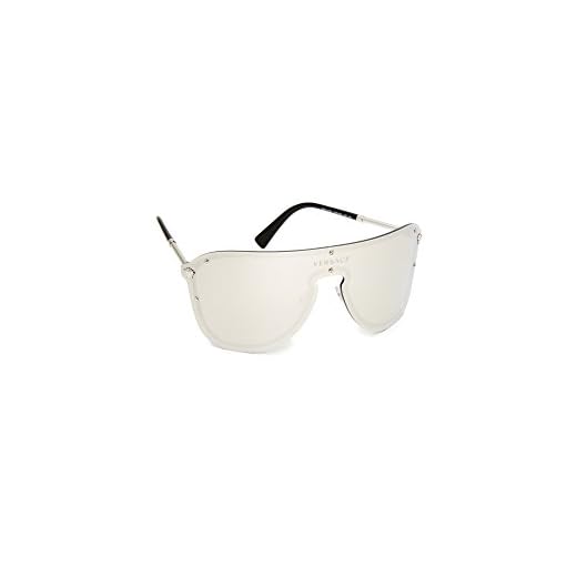 Versace Dam 0VE2180 10006G 44 solglasögon, silver/ljusgrå