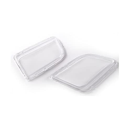 G-PLUS Front Headlight Lenses Cover Compatible with Mustang 2005-2009,(NOT Fit Shelby GT500 Models),Chrome Housing Pair Left & Right Side (Clear Lens)