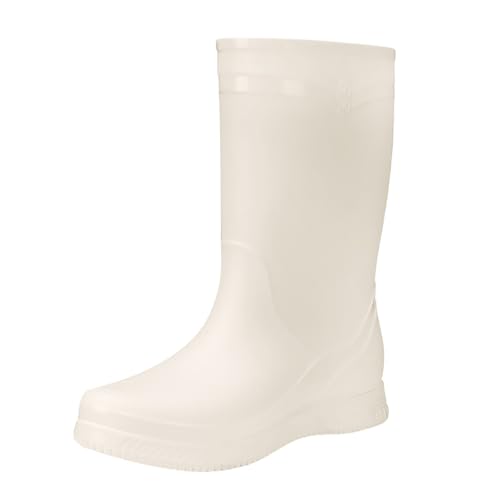 Bottes de pluie épaisses et antidérapantes unies pour affronter les jours de tempête