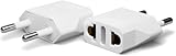 Unidapt Europe Travel Plug Adapter - European Power Wall Adaptor, Travel from America, US to EU, Euro plugs (2 piece)