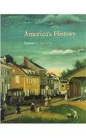 America's History Vol I 1572592133 Book Cover