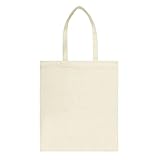 HuaJiao Stofftasche Zum Bemalen, 40*35cm Baumwolltasche Baumwoll Schultertasche Wiederverwendbare Einkaufstasche mit Griffen Handtaschen Stoffbeutel für Schule Arbeit Reisen(Weiß)