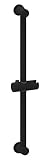Duttao DT5972MT Stainless Steel Sliding bar with ABS Slider,Matte Black Finish