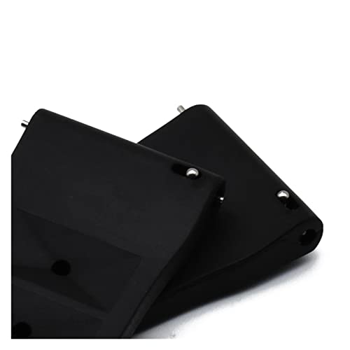 Correa de reloj de fluoroelastómero 22mm waffle impermeable para buceo 3