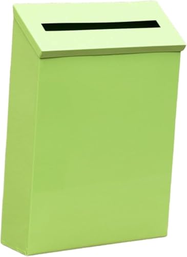 NSTVVEE Cassetta Postale da Parete, Porta giornali, Cassetta Postale Decorativa Antipioggia, Cassetta Postale in Metallo per casa, Ufficio, cancello Esterno, Decorazione (C)