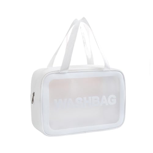 Bolsas Neceser Transparente, Neceser de Viaje para Mujeres y Hombres, Neceser Transparente, Bolsa de Cosméticos Impermeable con Cremallera, Bolsa de Cosméticos Impermeable para Hombre y Mujer