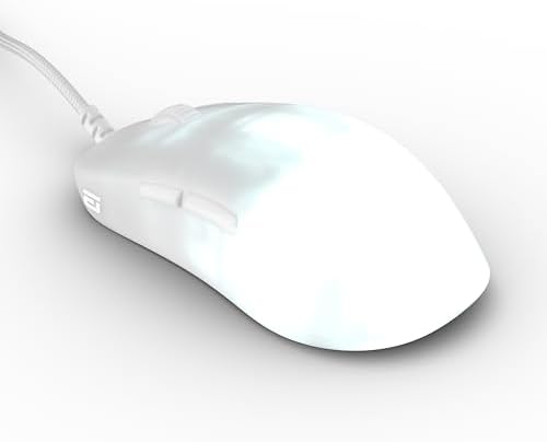 ENDGAME GEAR OP1 RGB Gaming Mouse, White Frost Precision Sensor, Kailh GX Switches, RGB Lighting, USB