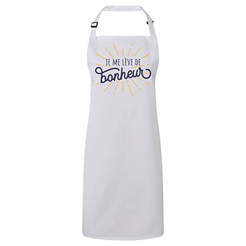 Tablier cuisine premium avec blague pour animer vos barbecues en famille et repas du dimanche