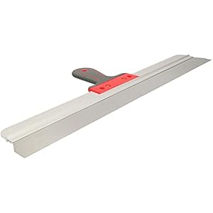 KOTARBAU® Roestvrijstalen vlakspatel voor het aanbrengen van plamuurmassa, gips, pleisterwerk, 600 mm