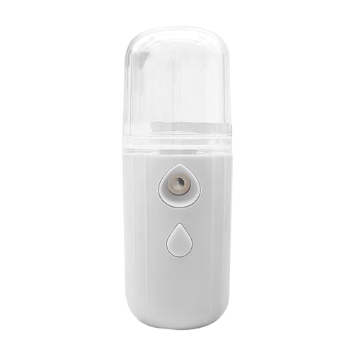 Face Mister – 30ml Visual Water Tank Sprayer, Nano Moisturizing Atomization Device, Handy Facial Mist | USB Rechargeable Cool Steamer, Skin Care Accessory for Hydration