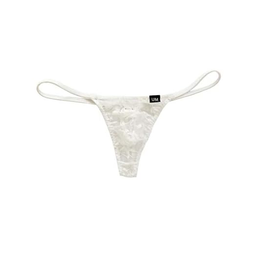 Yomie Herr spets G-string string string transparent underkläder låg midja bikini trosa t-back pouch tanga briefs herr kalsonger