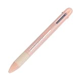 LIVEWORK Korea Life&Pieces 0.4 mm 4 Color Quick Dry Gel Pen Made in Korea (1 Pcs 4 Colors Ball Pen, APRICOT)
