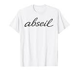 Abseil Script Escalando Montaña Descenso Ortografía Abeja 2024 Camiseta