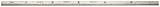 Acabado de acero normal. Starrett 611N-6 - Regla estrecha de resorte de acero templado con graduaciones de pulgadas, longitud de 15,2 cm, ancho de 3/16\