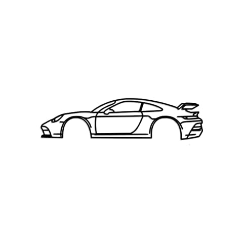 NORTH KAISER Sports Car Metal Wall Art Cover