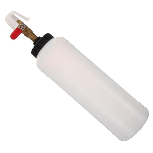 Gatuida Pneumatic Brake Bleeder Bottle Leakproof Brake Fluid Refill Tool for Convenient Fluid Changes Multipurpose Compatibility with Pneumatic Changers Simple Operation for Safe Use