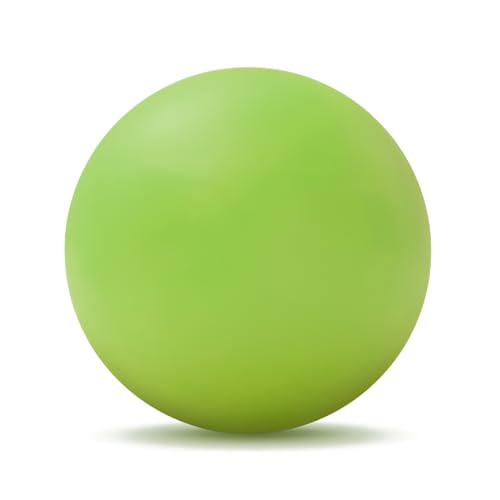 Image of WOVTE Massage Lacrosse Ball for Sore Muscles, Shoulders, Neck, Back, Foot, Body, Deep Tissue, Trigger Point, Muscle Knots, Yoga and Myofascial Release (Green)