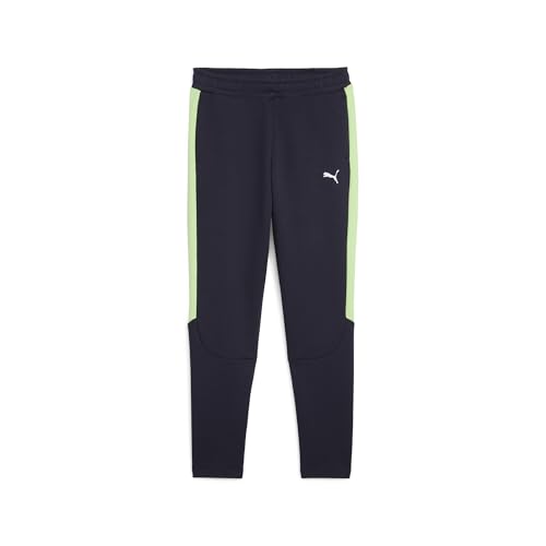 Pantalones de punto Puma Evostripe para niños con cintura elástica cómoda y corte regular