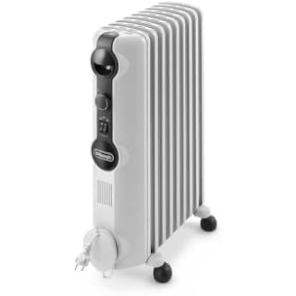 DeLonghi Grzejnik elektryczny TRRS0920, 2000 W, 3 poziomy mocy, biały