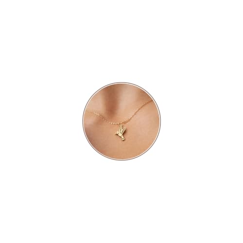Image of KINHOPI Gold Necklaces for Women, Hummingbird Pendant Necklace