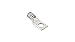 Panduit LCAS4-56-L Code Conductor Lug, One-Hole, Short Barrel with Window, #4 AWG Copper Conductor Size, 5/16" Stud Hole