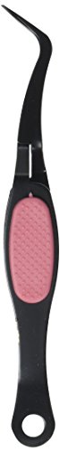 Multicraft Imports Craft Medley 204563 BT200 Beading & Jewelry Tool, Precision Tweezer Soft-Grip with Reverse Grip