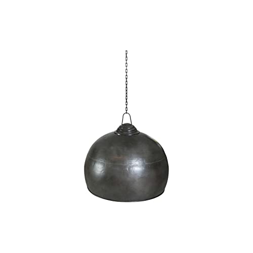 Lámpara vintage industrial de hierro Biscottini 43x43x43 cm para techo de cocina 2