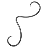 WRITWAA Anillo Septum Inoxidable Negro Joyería Corporal Piercing Nariz Elegante y Duradero para Hombres y Mujeres