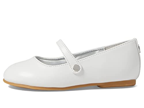 NINA Girl's Fernanda (Toddler/Little Kid/Big Kid) White Smooth 13 Little Kid M4