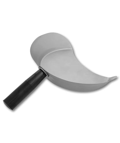 Pirge Pelle à kebab gastronomique – Pelle gyros – Pelle Shawarma en acier inoxydable – Facile à ramasser la viande – Idéal pour set avec couteau à kebab – Poignée ergonomique (mat)