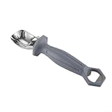 Construction : fabriquée en acier inoxydable, cette cuillère est conçue pour durer et peut supporter une utilisation fréquente dans n'importe quelle session de fabrication de crème glacée