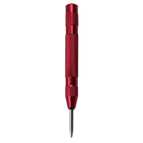 CJJNXYZMD Automatic Center Punch Automatic Metal Punch Tool Wood Chisel Joinery Carpenter Tool 1Pcs(Red)