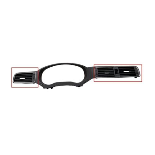 Rejilla de ventilación para Jetta 2012-2015 de tablero central en negro mate 2