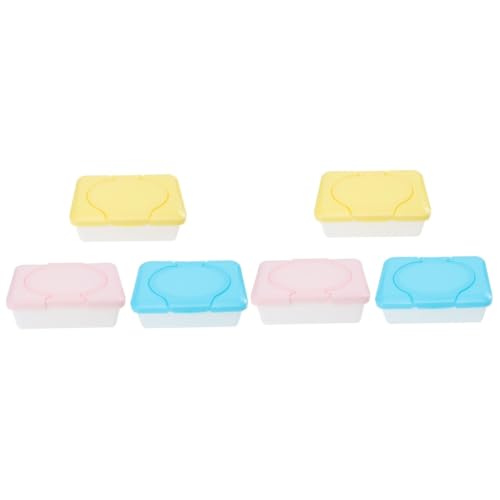 Boîte de lingettes réutilisables SUPVOX : pack de 6 étuis compacts pour simplifier le change - 2