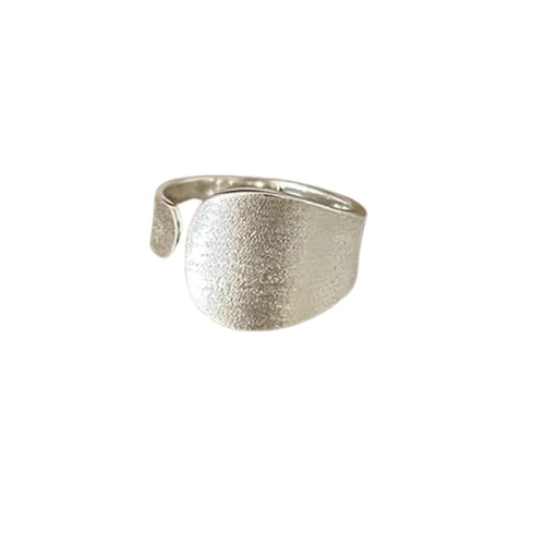 Anneaux ring pour hommes et femmes - Bague anti-rayures au fini brossé
