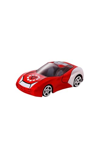 Image of Marvel Go Collection | Knight Speed | Iron Man | 1:64 Diecast Toy Car | Ages 3 and Up | Collect Them All, Red