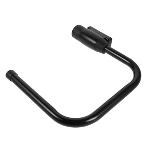 Toyvian Support de Rétroviseur pour Excavatrice et Tracteur en Métal Noir, Résistant aux Vibrations, Installation Facile pour Environnements de Chantier
