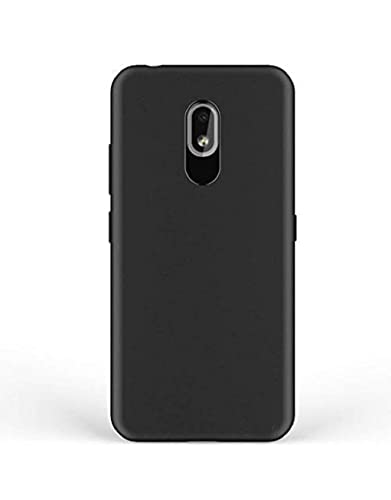 Image of Mobile Back Cover Case for Nokia 2.2 (Silicone Case|CameraProtection|Black SC1510)