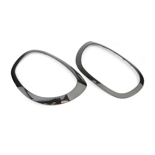 Couvercle de lunette de phare F60 noir brillant longue durabilité