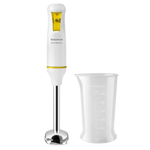 Taurus Robot 600 Easy Inox Batidora de mano, Blanco