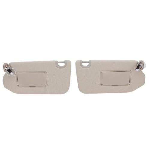 Pare-soleil pour Infiniti QX60 et JX35 beige avec miroirs et lumières intégrés (2 pièces)